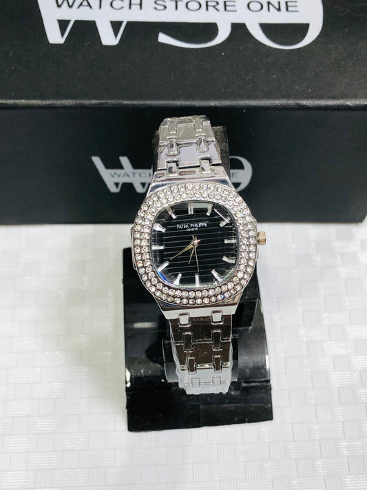 petek philip female Silver watch