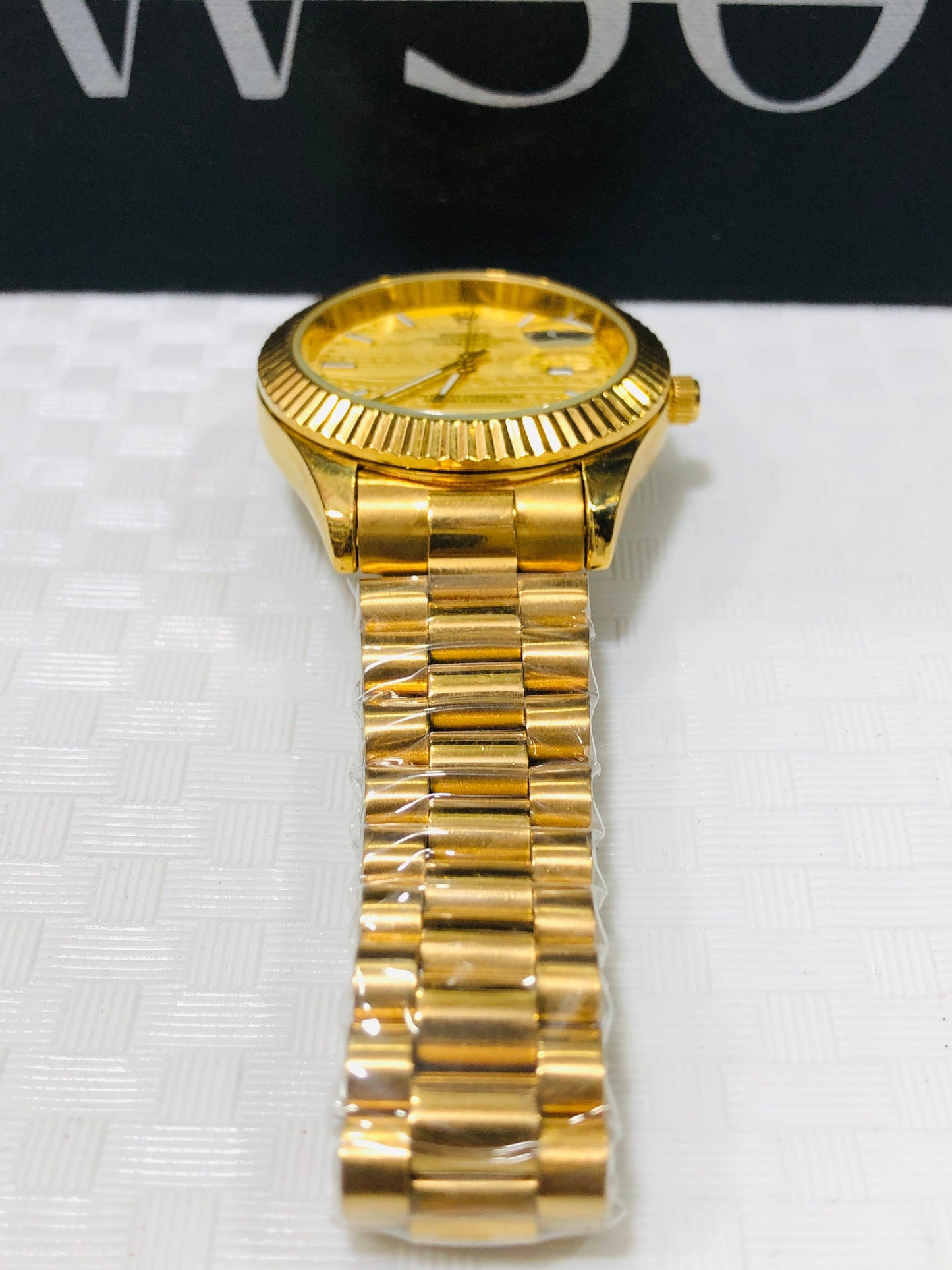 Rlx Date Just Quartz >Full Gold
