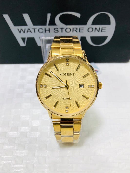 Moment Gold watch