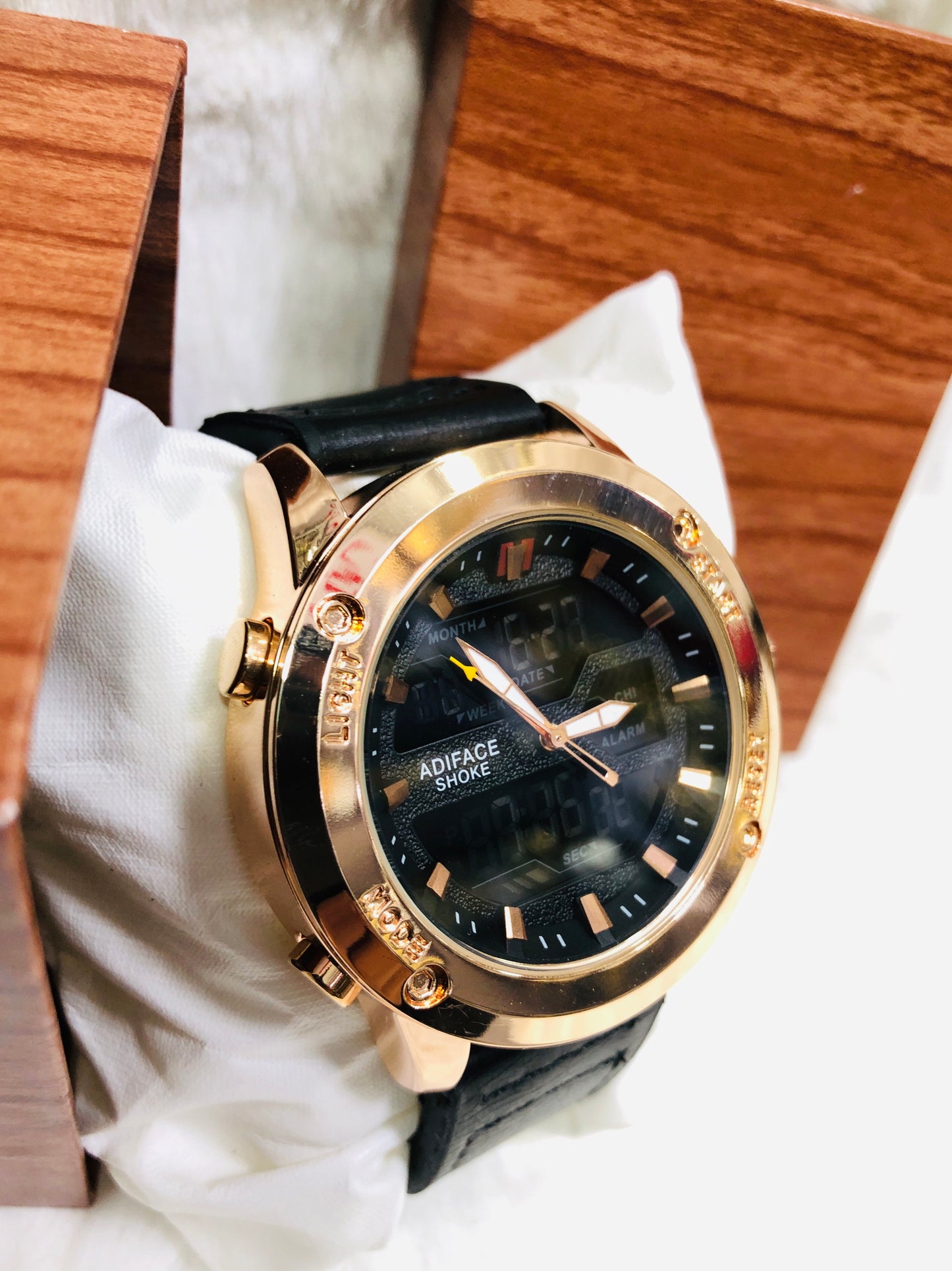 EDF-3689 Dual Time ( Analog & Digital ) Straps Watch