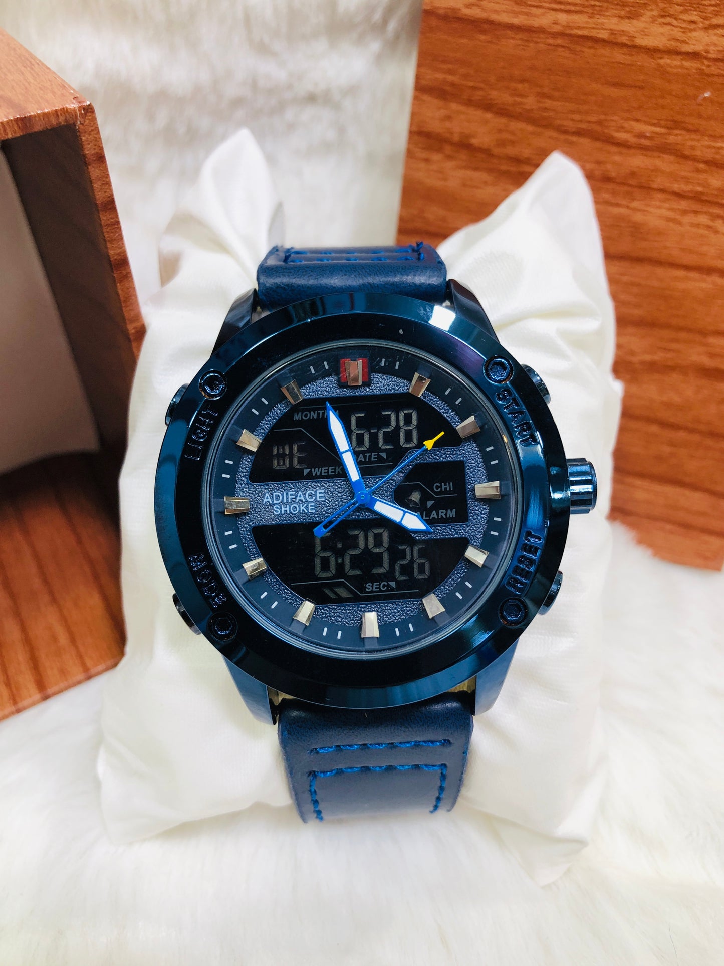 EDF-3689 Dual Time ( Analog & Digital ) Straps Watch