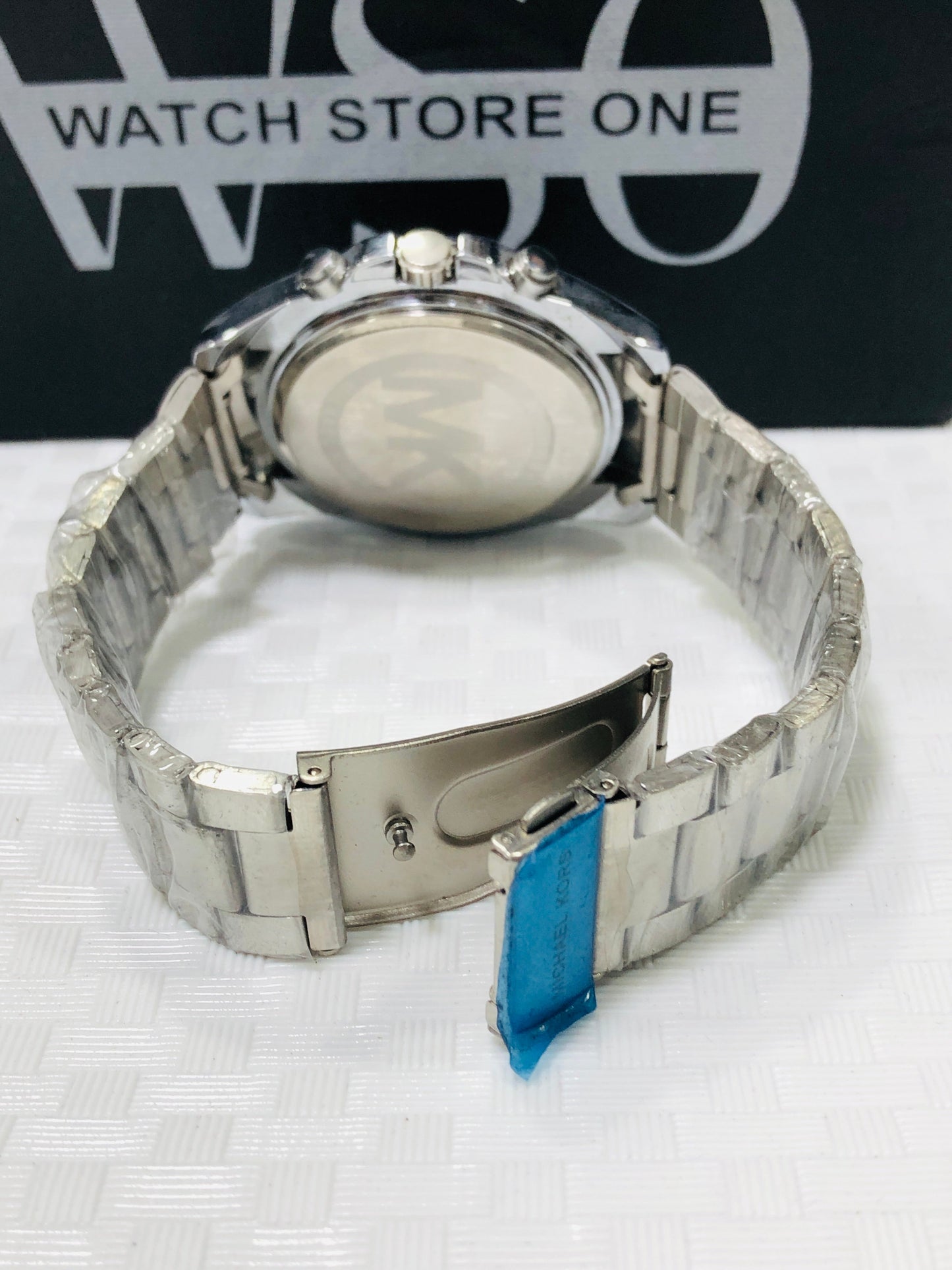 Mk Men watch > Silver Blue