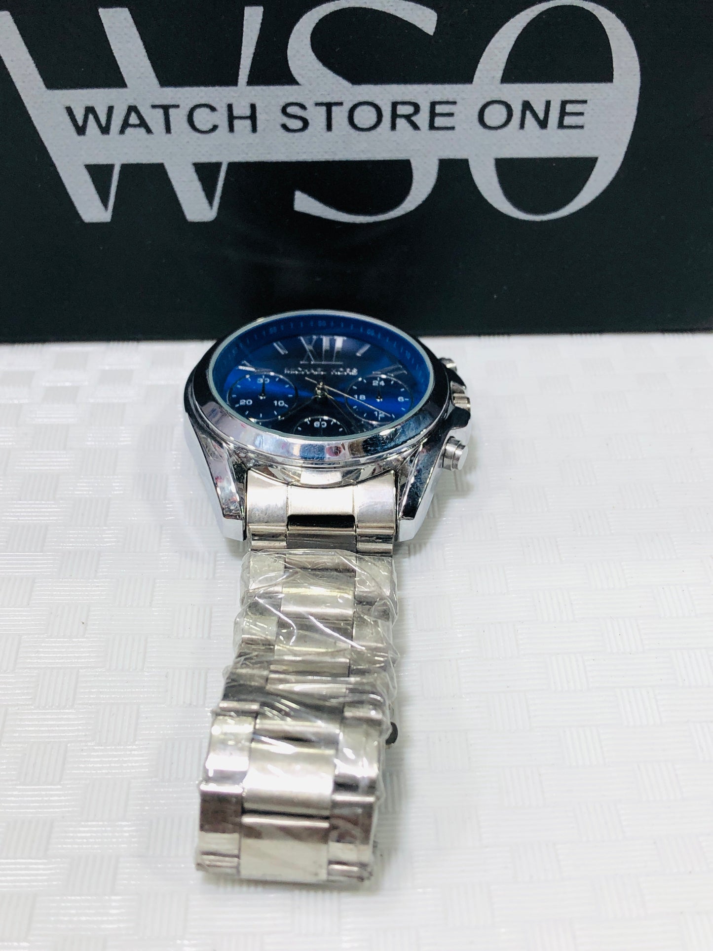 Mk Men watch > Silver Blue