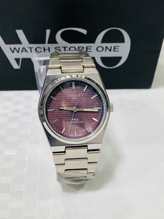 Tist Prx Quartz Silver Purpel