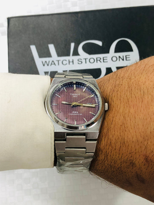 Tist Prx Quartz Silver Purpel