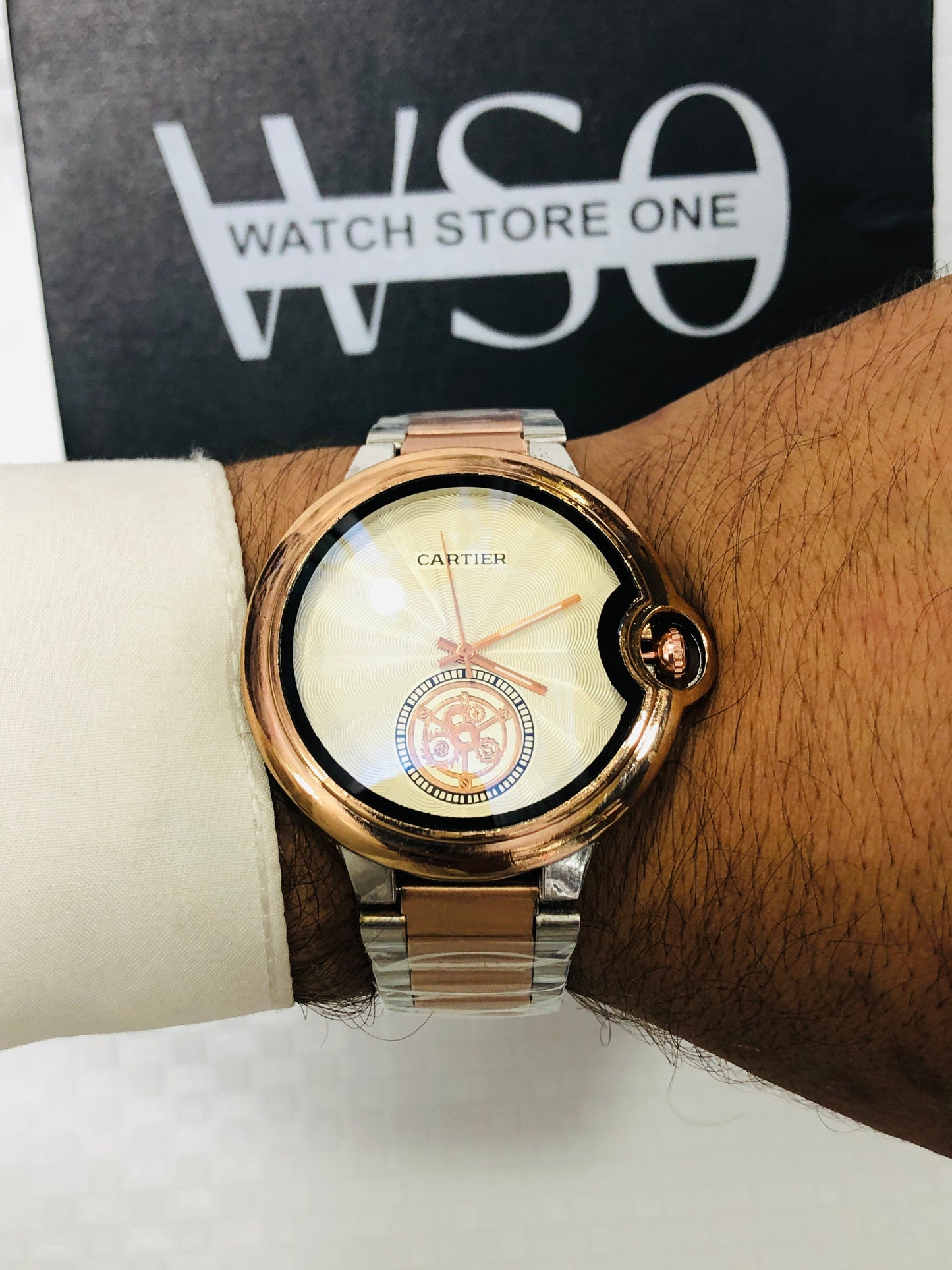 Cartier Stlish Watch >Totone White