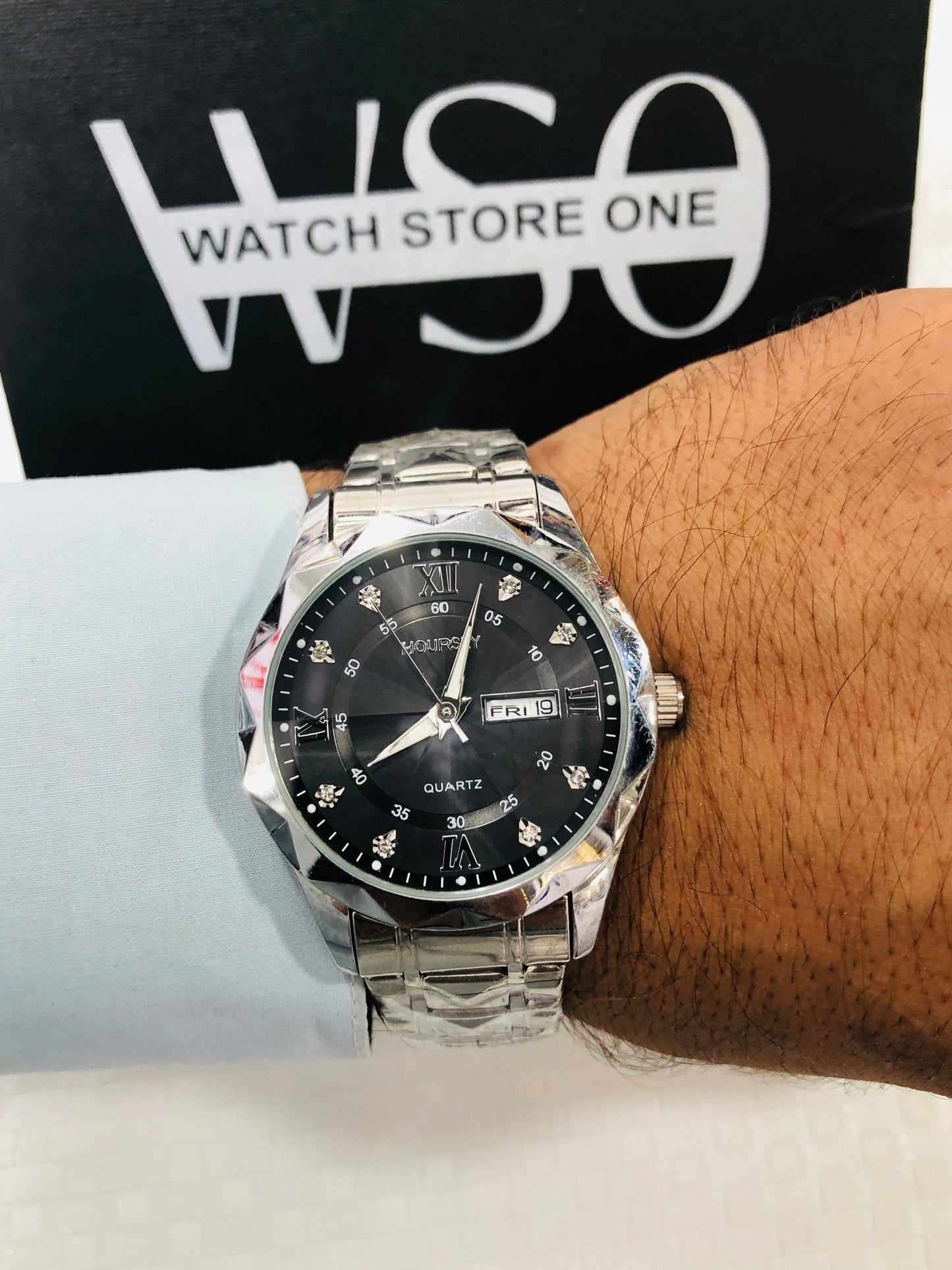 Hoursely Diamond Cut Watch>3 COLOR