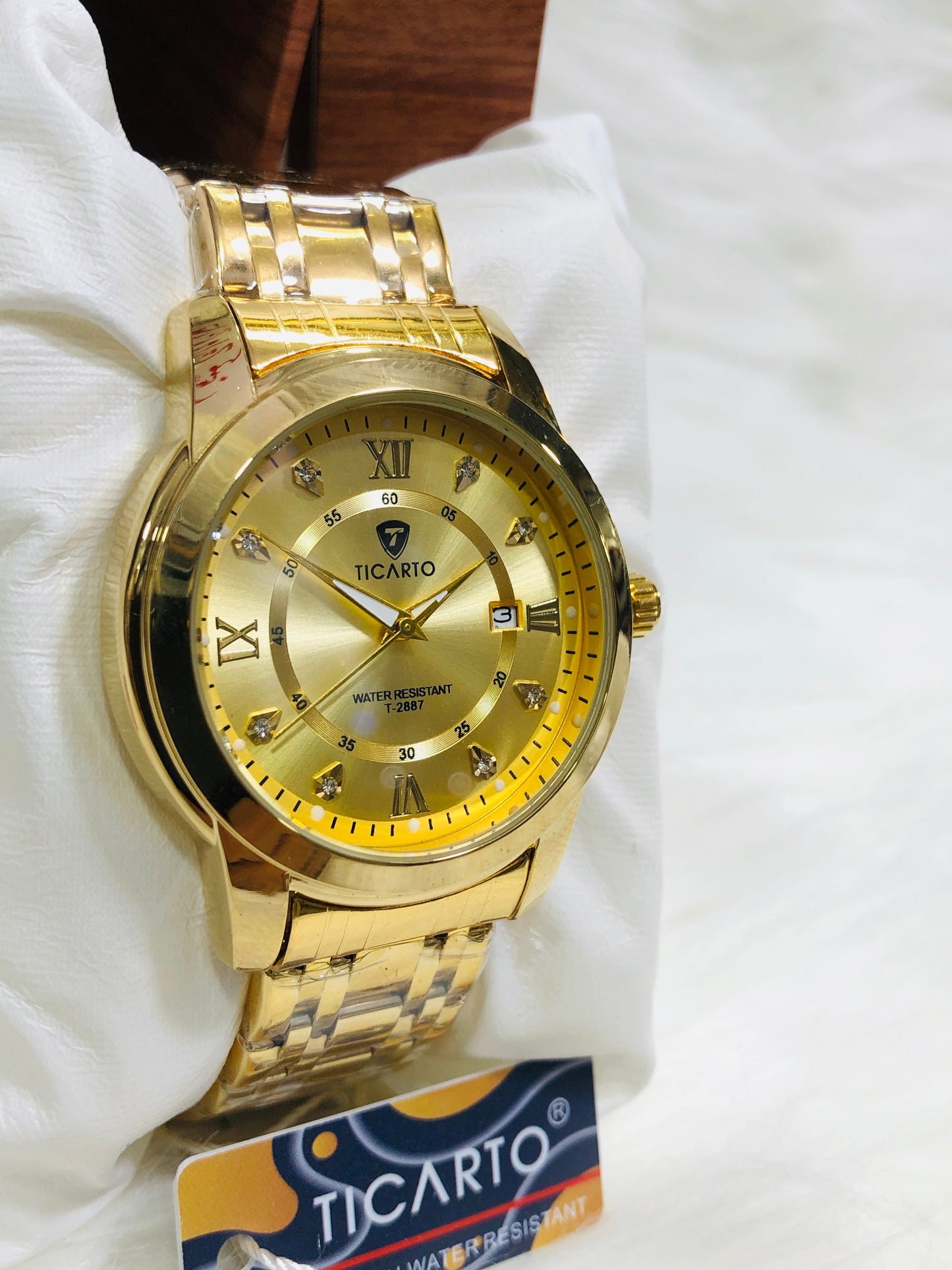 Ticarto Round Dial - Premium Edition T2887 - Golden