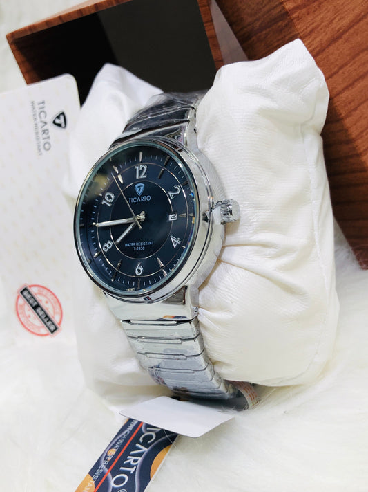 Ticarto Round Dial - Premium Edition T2830 - Silver