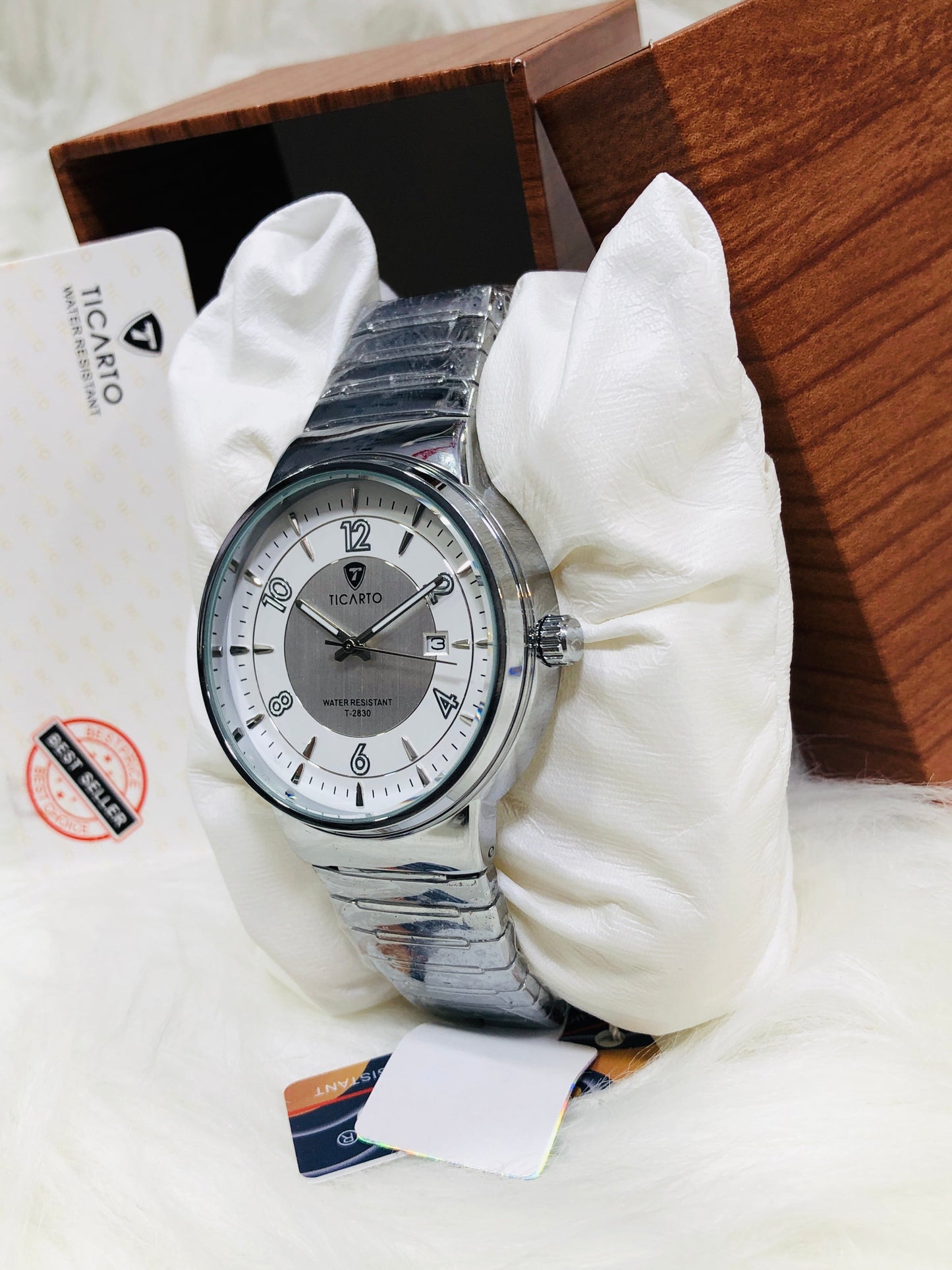 Ticarto Round Dial - Premium Edition T2830 - Silver