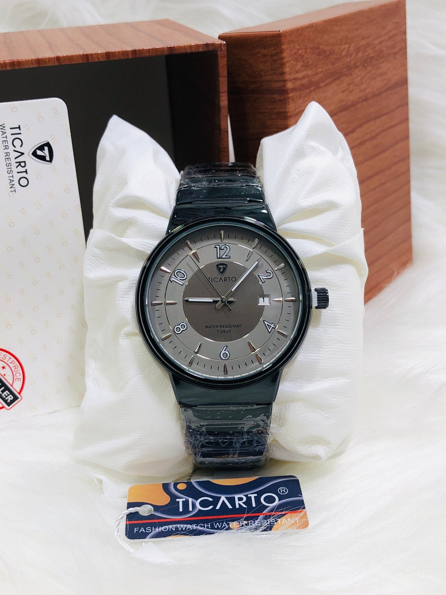 Ticarto Round Dial - Premium Edition T2830 - Black