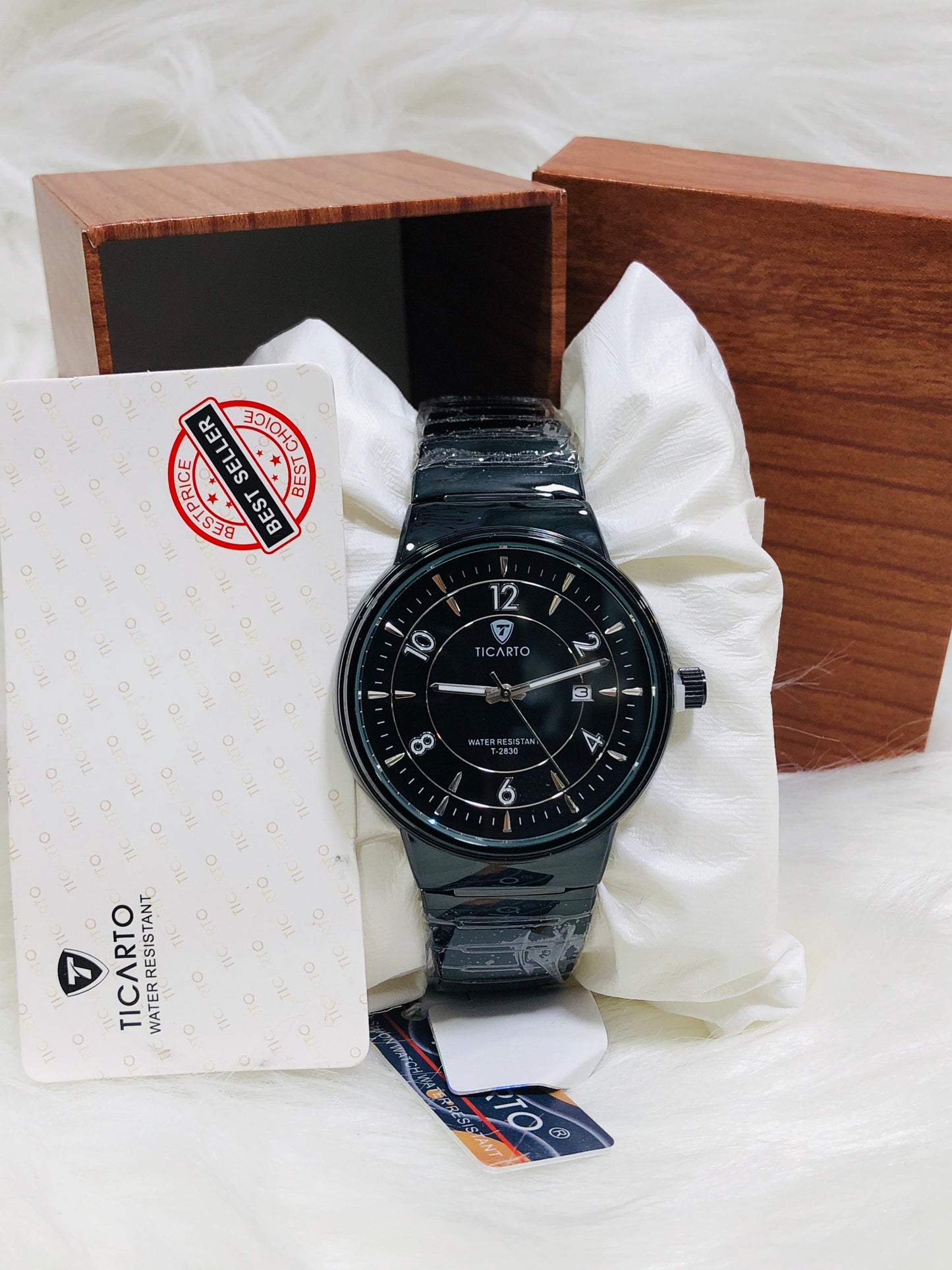 Ticarto Round Dial - Premium Edition T2830 - Black