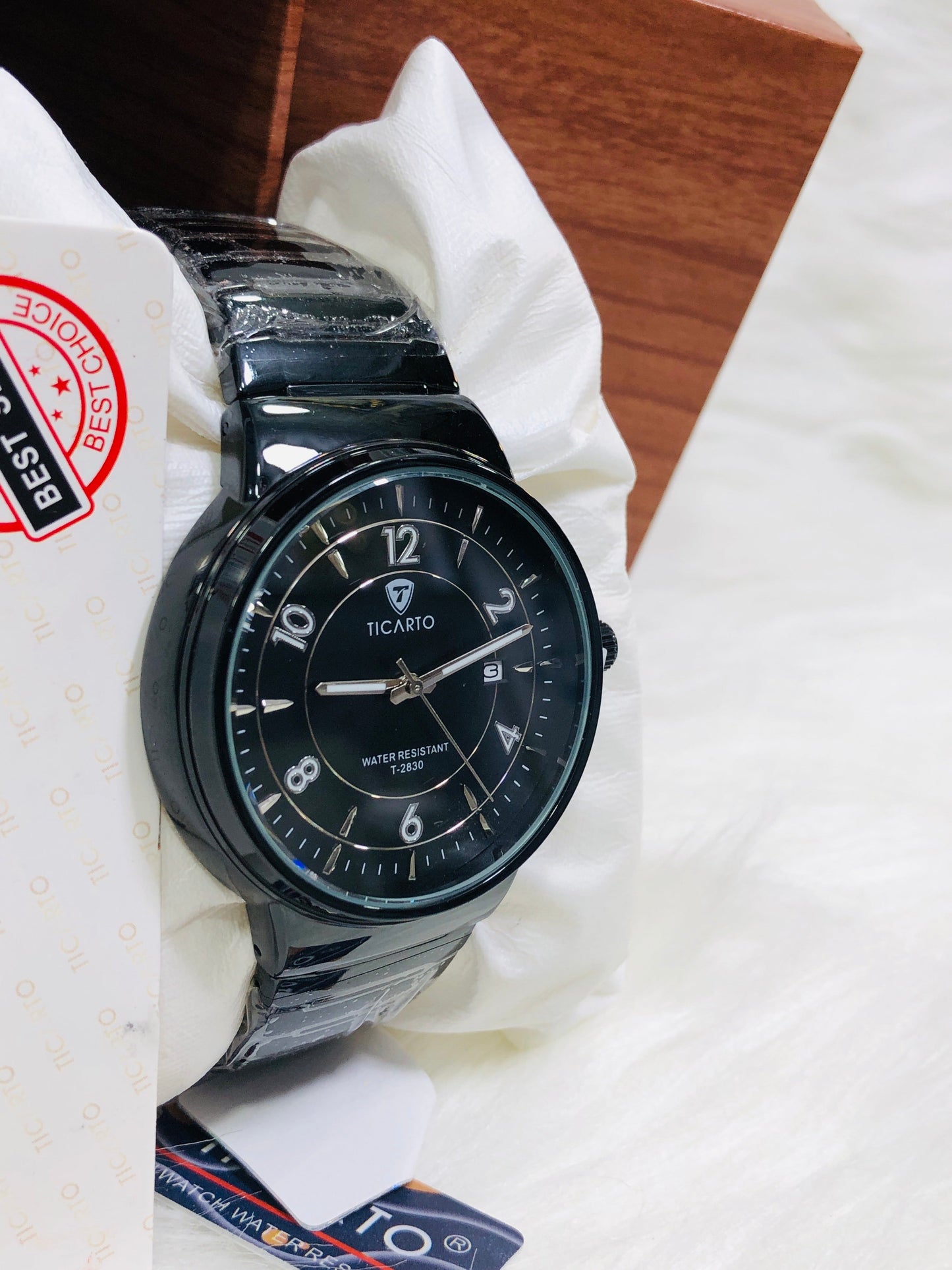 Ticarto Round Dial - Premium Edition T2830 - Black