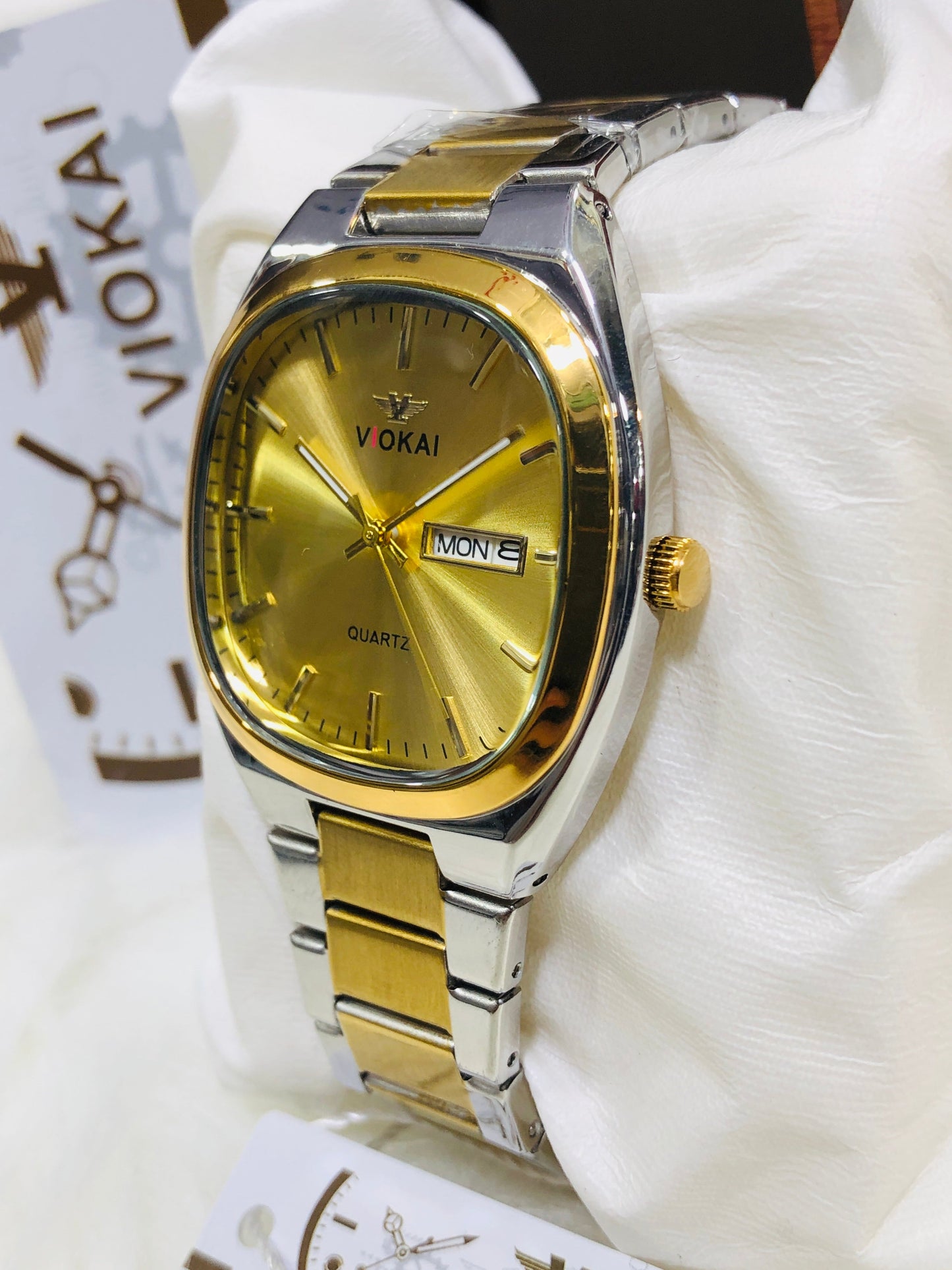 Viokai Monarch Edition - Day Date Design V8570 - Two Tone