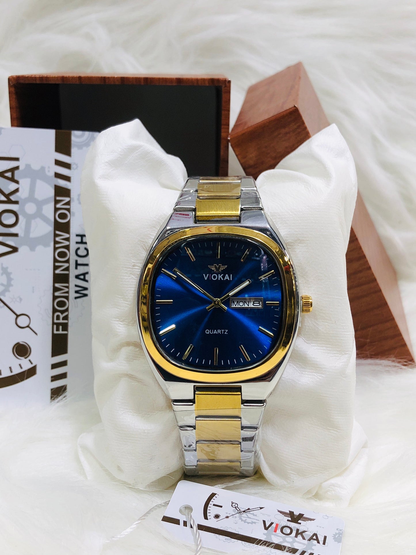 Viokai Monarch Edition - Day Date Design V8570 - Two Tone