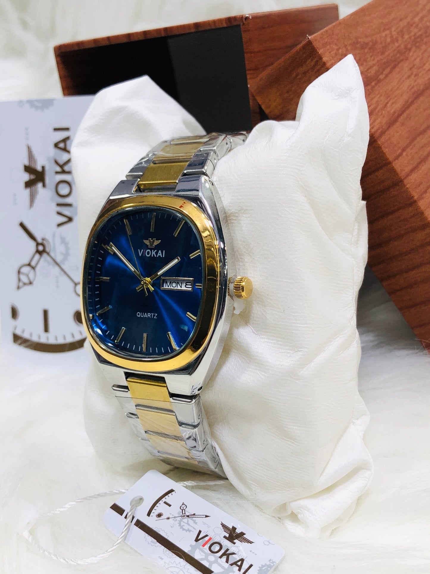 Viokai Monarch Edition - Day Date Design V8570 - Two Tone