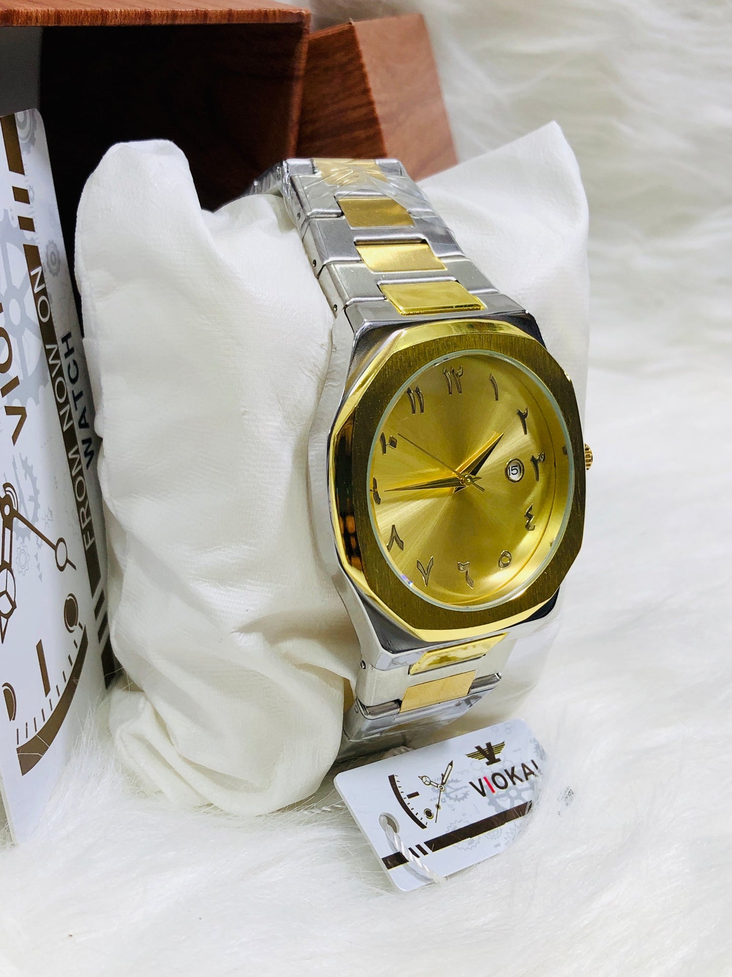 Original Viokai Arabic Aura Watch - Two tone