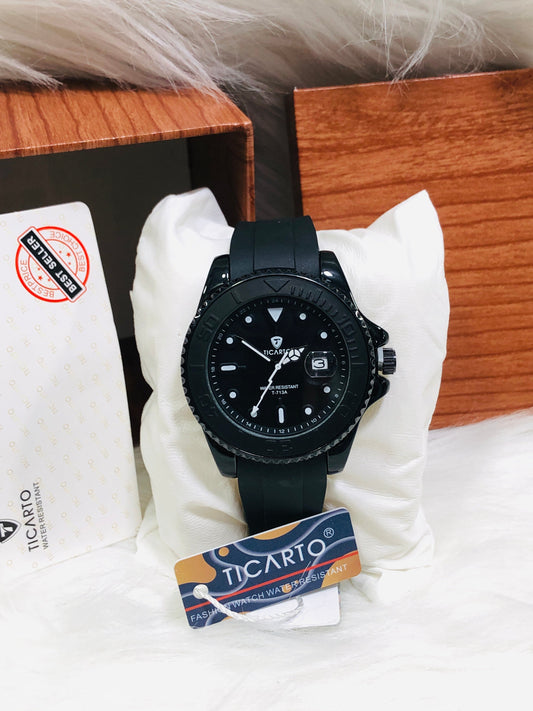 Ticarto Silicone Strap - T713A - Black